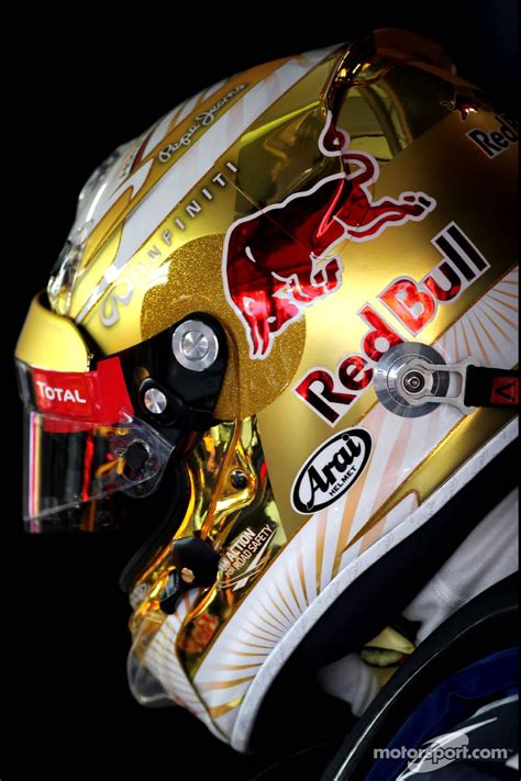 sebastian vettel red bull helmet.